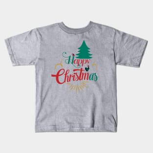 happy christmas christmas  funny shirt Kids T-Shirt